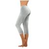 Capri Leggings for Women High Waisted Knee Length Yoga Pants Workout Exercise Casual Summer Bike Leggins with Pockets view 1