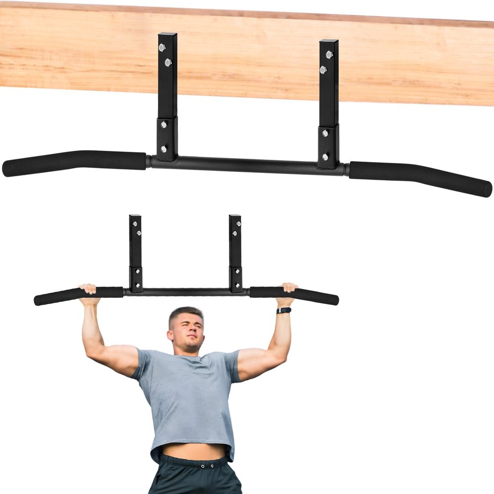 ATENTO Pull Up Bar, Chin Up Bars Ceiling Mount, Workout for Home Gym, Beam, Crossfit - Heavy-Duty, Foam Grip, 40'' Wide, Easy installation