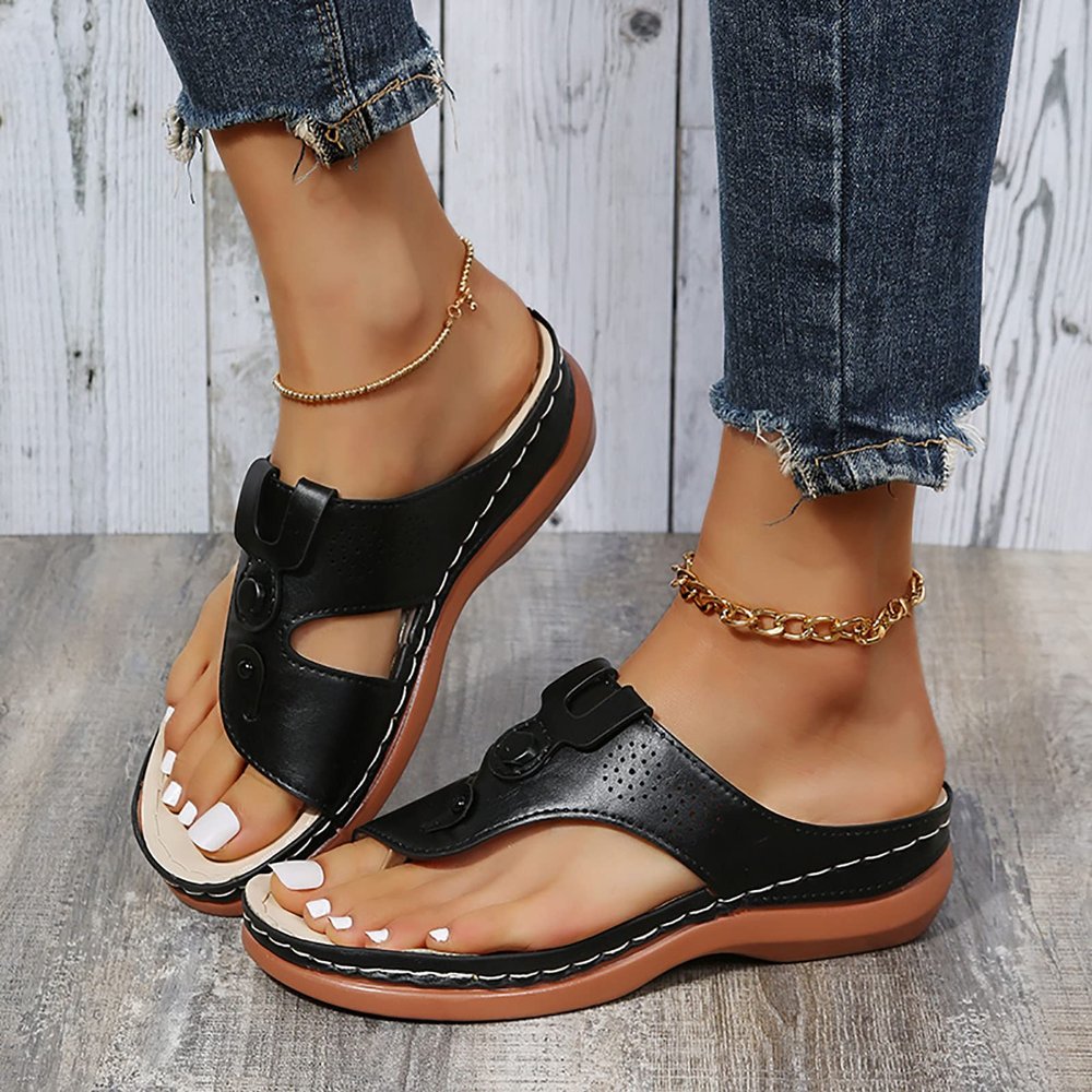 Sandals for Women Dressy Summer,Women's Espadrilles Wedge Platform Sandals Closed Toe Braided Buckle Linen Sandals Flip Flops for Women with Arch Support Summer Casual Platform Summer Shoes