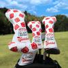 BAIRBRE Golf Club Covers Lucky 777 Blade Putter Headcover Golf Driver Covers Fairway Wood Headcover Hybrid Head Cover Blade Putter Cover Leather 3 Wood Headcovers Golf Headcovers for All Brand view 2