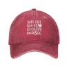 Music Lover Hat This Girl Loves Country Music Hat for Men Baseball Caps Graphic Hats Red view 1