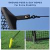 MR 20FT Batting Cage Baseball Softball, Hitting Cage Net and Frame Backyard Baseball Softball Training Equipment, Freestanding Portable Batting Cage Hitting and Pitching Practice view 4