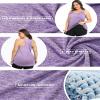 FOREYOND Plus Size Workout Tank Tops Loose fit Racerback Sleeveless Shirts Gym Running Yoga Clothes for Women view 4