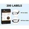 ATTRACTIVE Golf Impact Tape Set, 200 Pcs Club Impact Stickers for Golf Clubs, Self-Teaching Sweet Spot and Consistency Analysis, Useful Training Aid Improve Swing Accuracy (200) view 4