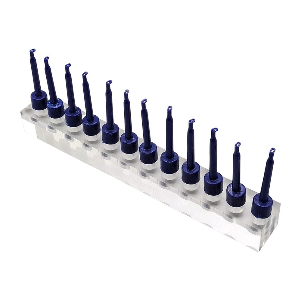 AMLESO Fishing Lure Display Holders Acrylic Transparent Sturdy for Fly Fishing Hooks Showing