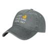 Ducks Lovers Hat Hat I Just Really Like Ducks Ok Hat for Men Dad Hats Fashionable Caps Gray view 2