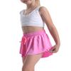 Butterfly Flowy Shorts Skirts for Girls Tennis Cheer Stuff Athletic Preppy Running Sports Skirt for Teen GirlsRose red,S view 3