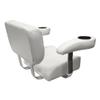 Wise 3366-784 Offshore Series Deluxe Helm Chair with Oversized Arm Rests and Stainless Cupholders, Brite White view 4