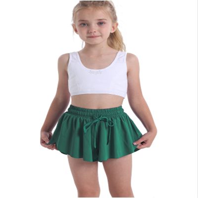 Butterfly Flowy Shorts Skirts for Girls Tennis Cheer Stuff Athletic Preppy Running Sports Skirt for Teen GirlsForest Green,XS