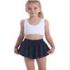 Butterfly Flowy Shorts Skirts for Girls Tennis Cheer Stuff Athletic Preppy Running Sports Skirt for Teen GirlsNavy,XS view 1