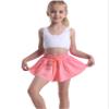 Butterfly Flowy Shorts Skirts for Girls Tennis Cheer Stuff Athletic Preppy Running Sports Skirt for Teen GirlsPeach,L view 1