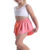 Butterfly Flowy Shorts Skirts for Girls Tennis Cheer Stuff Athletic Preppy Running Sports Skirt for Teen GirlsPeach,L view 2