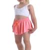 Butterfly Flowy Shorts Skirts for Girls Tennis Cheer Stuff Athletic Preppy Running Sports Skirt for Teen GirlsPeach,L view 3