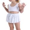 Butterfly Flowy Shorts Skirts for Girls Tennis Cheer Stuff Athletic Preppy Running Sports Skirt for Teen GirlsWhite,XL view 4