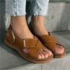 BBPM Women's Orthopedic Open Toe Leather Sandal, Orthopedic Bunion Corrector Sandals for Summer Outdoor Hiking Walking Beach,Brown,EU35/US4.5 view 1