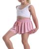 Butterfly Flowy Shorts Skirts for Girls Tennis Cheer Stuff Athletic Preppy Running Sports Skirt for Teen GirlsLight Pink,S view 3