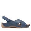 BBPM Women's Orthopedic Open Toe Leather Sandal, Orthopedic Bunion Corrector Sandals for Summer Outdoor Hiking Walking Beach,Blue,EU35/US4.5 view 3