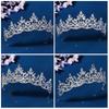 Beaupretty Wedding Tiara Headpiece for Women Rhinestone Alloy Silver view 3