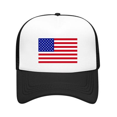 4th of July Boys Girls America Baseball Cap Kids Mesh Breathable Adjustable Commemorative Peaked Hat (D, One Size)