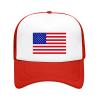 4th of July Boys Girls America Baseball Cap Kids Mesh Breathable Adjustable Commemorative Peaked Hat (K, One Size) view 1