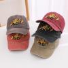 Boys Summer Cartoon Excavator Sun Caps Kids Personalized Fashion Baseball Cap Peaked Cap for (Watermelon Red, One Size) view 4