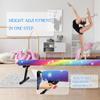Wesky Adjustable Balance Beam,High and Low Floor Beam Gymnastics Equipment,Professional Gymnastics Beam for Kids Home Training with Foldable Legs (Rainbow, 8FT) view 2