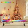 Wesky Adjustable Balance Beam,High and Low Floor Beam Gymnastics Equipment,Professional Gymnastics Beam for Kids Home Training with Foldable Legs (Rainbow, 8FT) view 4