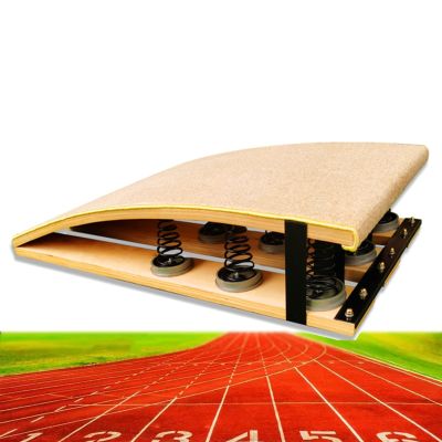 HAIXHX Adults Teens Springs Vault Equipment, 9 Steel Spring Gymnastics Vault Springboards, Ergonomic High Bouncy Gymnastics Equipment