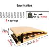 HAIXHX Adults Teens Springs Vault Equipment, 9 Steel Spring Gymnastics Vault Springboards, Ergonomic High Bouncy Gymnastics Equipment view 4