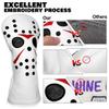 BAIRBRE Golf Club Covers Field Hockey Mask Putter Covers Driver Cover Fariway Wood Headcover Hybrid Covers 3 Wood Headcover Mallet Putter Headcovers for Most Brand view 4