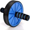 Wheel Roller Abdominal Workout for Exercise and Knee Mat (Silver and Black) view 3