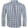 Alimens & Gentle Mens Plaid Long Sleeve Shirt Grey Green Gingham Regular Fit Button Down Shirt Business Work Dress Shirts view 2