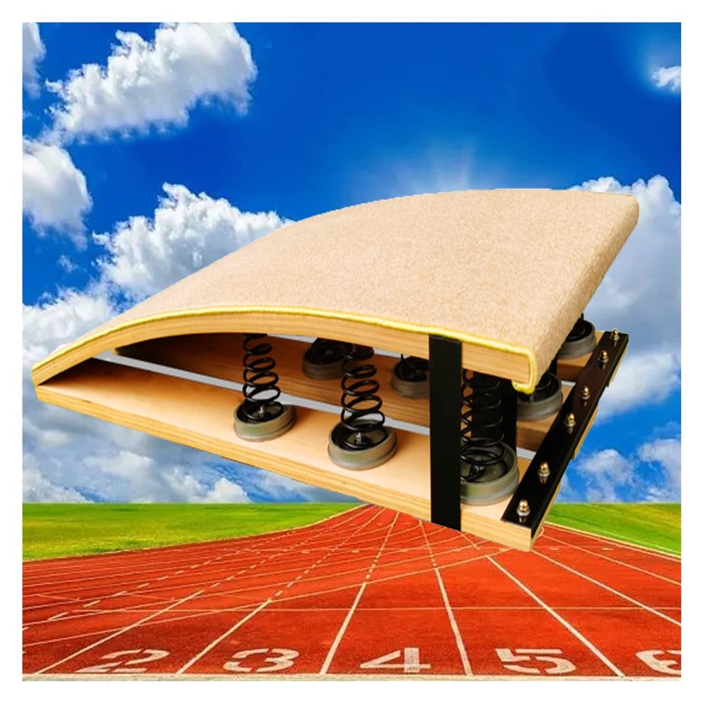 HAIXHX Hard Wood Gymnastics Springboard for Home, Vaulting High/Long Jump Flips Gymnastics Wushu Training, Adult Teens Sport Equipment