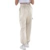 Rolanko Big Girls Cargo Pants Elastic Waist Cargo Jogger Pants for Girl Kids (Beige, 10-11 Years) view 4