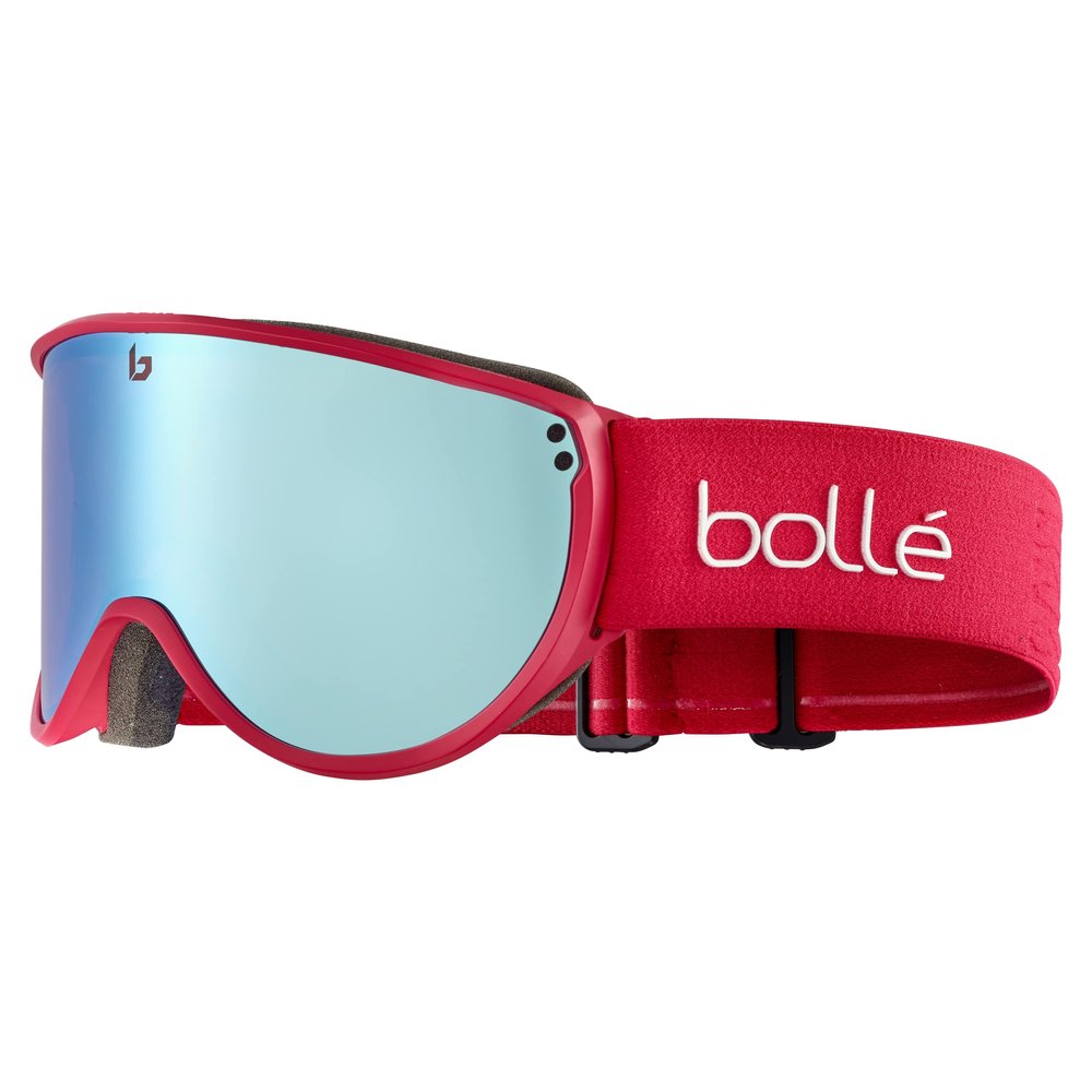 Boll - BLANCA, Carmine Red Matte, Azure Cat 2, Small, Goggles, Feminine, Adult