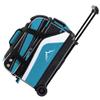 GoHimal Double Roller 2 Ball Bowling Bag with Separate Shoe Compartment for Bowling Shoes (Up To US Men Size 15) and Abundant multifunction Accessory Pocket, Upgraded fabric, Retractable Handle - view 1