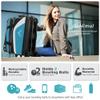 GoHimal Double Roller 2 Ball Bowling Bag with Separate Shoe Compartment for Bowling Shoes (Up To US Men Size 15) and Abundant multifunction Accessory Pocket, Upgraded fabric, Retractable Handle - view 2