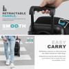 GoHimal Double Roller 2 Ball Bowling Bag with Separate Shoe Compartment for Bowling Shoes (Up To US Men Size 15) and Abundant multifunction Accessory Pocket, Upgraded fabric, Retractable Handle - view 4