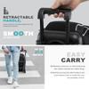 GoHimal Double Roller 2 Ball Bowling Bag with Separate Shoe Compartment for Bowling Shoes (Up To US Men Size 15) and Abundant multifunction Accessory Pocket, Upgraded fabric, Retractable Handle - view 4