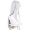 maysuwell Amine Game White Cosplay Wig Long Straight Hair Halloween,Christmas,Daily Fashion,Anime and Gaming Expo,Cosplay Show view 4