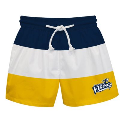 Vive La Fete AUGUSTANA UNIVERSITY Boy's Swim Trunks Kid Shorts - Toddler Boy Swimwear Quick Dry 4-Way Stretch Swimming Trunks