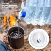 Pilipane Camping Water Container, Water Storage Containers with Spigot, Foldable Water Container, Portable Foldable Water Storage Carrier Jug, for Hiking Climbing, bpas Free(10L) view 3