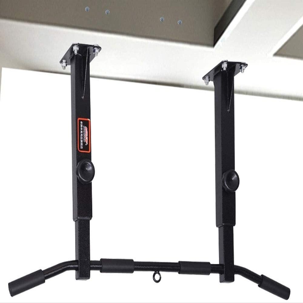 JYDQM Pull Up Bar Indoor Home Fitness Strength Training Wall Mounted Pull Up Bar Chin Up Exercise Bar Gym Station Home Full Body Trainer with Punching Bag Eyelet for Boxing Power Ropes Slings