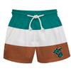 Vive La Fete Coastal Carolina University Boy's Swim Trunks Kid Shorts - Toddler Boy Swimwear Quick Dry 4-Way Stretch Swimming Trunks view 1