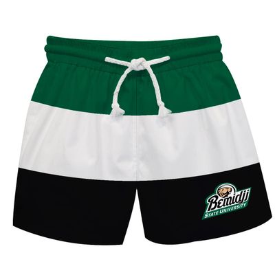 Vive La Fete BEMIDJI STATE UNIVERSITY Boy's Swim Trunks Kid Shorts - Toddler Boy Swimwear Quick Dry 4-Way Stretch Swimming Trunks