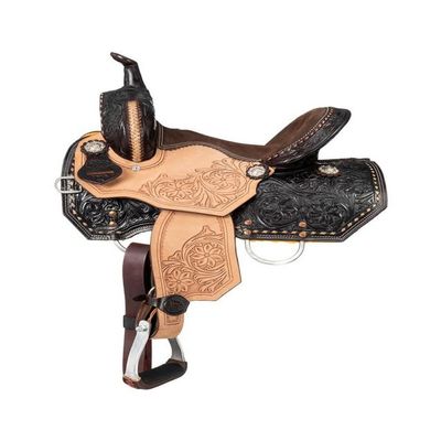 Silver Royal Bisbee Barrel Saddle 10In