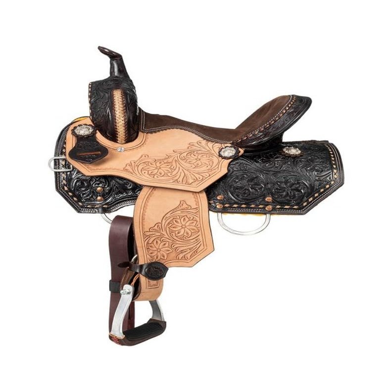 Silver Royal Bisbee Barrel Saddle 10In