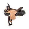 Silver Royal Bisbee Barrel Saddle 10In view 1