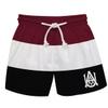 Vive La Fete ALABAMA A&M UNIVERSITY Boy's Swim Trunks Kid Shorts - Toddler Boy Swimwear Quick Dry 4-Way Stretch Swimming Trunks view 1