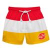 Vive La Fete California State University Stanislaus Boy's Swim Trunks Kid Shorts - Toddler Boy Swimwear Quick Dry 4-Way Stretch Swimming Trunks view 1